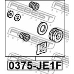 0375-JE1F, Ремкомплект суппорта тормозного переднего (на одну сторону)