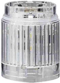 LR4-E-C, Сигнализатор: световой; LED; белый; 24ВDC; IP65; O40x50мм; LR4