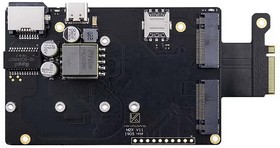 Фото 1/5 Плата интерфейсная Khadas M2X Extension Board M2X Extension Board for VIM3 & Edge-V, PoE Ethernet/NVMe SSD/4G LTE, KM2X-V-001