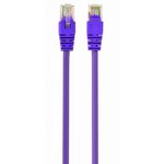 Патч-корд UTP Cablexpert PP12-0.5M/V кат.5e, 0.5м, фиолетовый