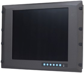Фото 1/2 Промышленная мониторная панель FPM-3171G-R3BE 8U Rackmount 17" SXGA with Resistive Touchscreen, Direct-VGA and DVI Ports, and Wide Op
