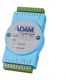 Фото 1/2 Модуль интерфейсный Advantech ADAM-4056SO-B Модуль вывода, 12-каналов дискретного вывода с изоляцией и индикацией, Modbus RTU/ASCII Advantec
