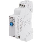 88827125, DIN Rail Mount Timer Relay, 24 → 240 V ac, 24V dc, 1-Contact ...