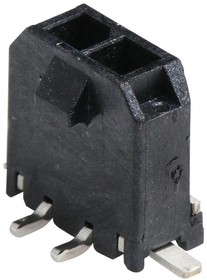 43650-0226, Pin Header, Power, 3 мм, 1 ряд(-ов), 2 контакт(-ов), Surface Mount Straight, Micro-Fit 3.0 43650