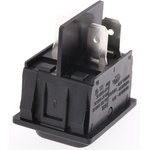 1832.3312, Rocker Switch, 20 A, DPST, 250V, ON-OFF, IP40, Black