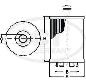 sh4092p, Масляный фильтр HYUNDAI SANTA FE 3.3 14-