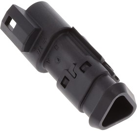 DT04-3P-TE82, 3 Rectangular Connectors - Housings Receptacle Black
