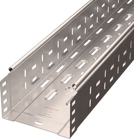 Лоток перфорированный Стандарт INOX (AISI 409) 150х100х3000 (0,7 мм) (6 м/уп) Промрукав