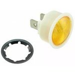 2620QK3, Panel Mount Indicator Lamps AMBER DIFFUSED 7/8" MOUNTING HOLE