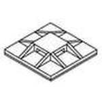 CTB1X1BKA-C, Cable Tie Mounts CABL TIE MT 1X1" BLK