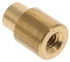 3031-B-256-B, Round Standoff Threaded #2-56 Brass 0.188" (4.78mm) 3/16"