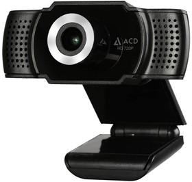 Фото 1/10 Веб-камера ACD-Vision UC400 CMOS 1.3МПикс, 1280x720p, 30к/с, микрофон встр., кабель USB 2.0 1.5м, шторка объектива, универс. крепление, черн