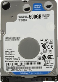 Фото 1/4 Western Digital Blue 500GB (WD5000LPZX), Жесткий диск