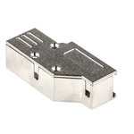 MHDCMR09-K, MHDCMR Series Zinc Right Angle D Sub Backshell, 9 Way, Strain Relief