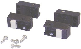 ABS Feet for Use with Metcase Enclosure, 34 x 17mm