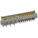 09061316922, Conn DIN 41612 M 7Power/24Signal POS 5.08mm Solder RA Thru-Hole