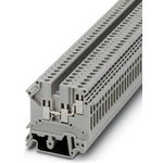 3002225, DIN Rail Terminal Blocks UK 3-TWIN 5.2mm TWIN GRAY