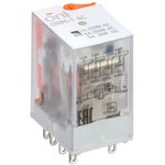 ORM-1-4C-AC220V-L-B, Реле интерфейсное ORM-1 4C 220В AC с LED и тест. кнопкой ONI