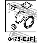 0475-DJF, 0475DJF_ремкомплект суппорта тормозного переднего!\ Mitsubishi Galant ...