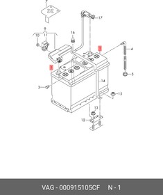 000915105CF, АКБ C индик. степени заряж.,с – купить оптом и в розницу