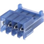 3-643815-4, 4-Way IDC Connector Socket for Cable Mount, 1-Row