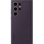 Чехол (клип-кейс) Samsung для Samsung Galaxy S24 Ultra Standing Grip Case S24 Ultra темно-фиолетовый (EF-GS928CEEGRU)