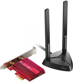 Фото 1/4 Сетевой адаптер Wi-Fi + Bluetooth TP-Link Archer TX3000E AX3000 PCI Express (ант.внеш.съем) 2ант.