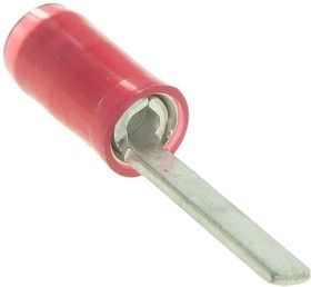 Фото 1/3 150730, PIDG Wire Pin 16-22AWG Copper Red PIN 28.57mm Tin Box