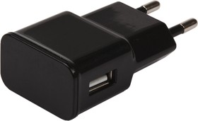 Фото 1/3 Блок питания (сетевой адаптер) для Samsung 1 USB выход 2А, черный, европакет