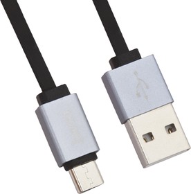 Фото 1/4 USB кабель HOCO U33 Retractable Micro Charging Cable (L=0,9M) (черный)