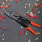12-3220, Пресс механический для обжима втулочных наконечников 10-50 мм² (HT-50WF)