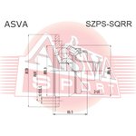 SZPS-SQRR, ШРУС КАРДАНА ЗАДНЕГО ЗАДНИЙ 35X129