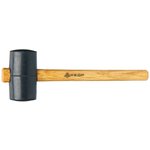 Резиновая киянка (65 мм/450 г, деревянная ручка) 075-6545 28351