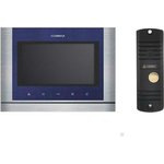 Комплект видеодомофона и вызывной панели CDV-704MA(Blue)/AVC305B