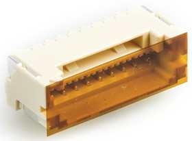 Фото 1/2 BM09B-ZESS-TBT (LF)(SN), ZE Series Straight Surface Mount PCB Header, 9 Contact(s), 1.5mm Pitch, 1 Row(s), Shrouded