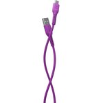 K16AP, Кабель USB - USB Type-C, 1м, More Choice K16a Purple