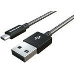 K31AB, Кабель USB - USB Type-C, 1м, More Choice K31a Black