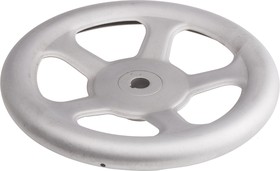 Фото 1/3 Silver Stainless Steel Hand Wheel, 250mm diameter