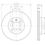 92036803, Диск тормозной VW CADDY II 95-04, CORRADO 89-95, GOLF II 86-91 ...