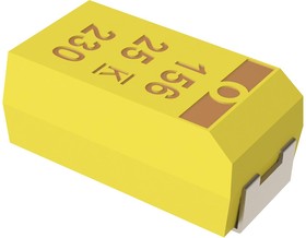 T494C336M025AT, Cap Tant Solid 33uF 25V C CASE 20% (6 X 3.2 X 2.5mm) Inward L SMD 6032-28 1 Ohm 125°C Automotive T/R