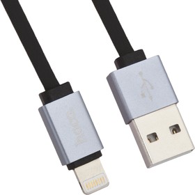 Фото 1/4 USB кабель HOCO U33 Retractable Lightning Charging Cable (L=0,9M) (черный)