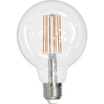 LED-G95-15W/3000K/E27/CL PLS02WH Лампа светодиодная. Форма шар, прозрачная ...
