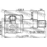 0711-gvsqrh, ШРУС ВНУТРЕННИЙ ПРАВЫЙ 29x35x26 (SUZUKI GRAND VITARA/ESCUDO ...