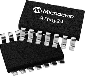 Фото 1/2 ATTINY24-20PU, 8bit AVR Microcontroller, ATtiny24, 20MHz, 2 kB Flash, 14-Pin PDIP