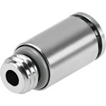 NPQH-DK-M7-Q4-P10, Straight Threaded Adaptor, M7 Male to Push In 4 mm ...