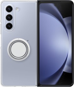 Фото 1/4 Чехол (клип-кейс) Samsung Clear Gadget Case Q5, для Samsung Galaxy Z Fold5, прозрачный [ef-xf946ctegru]