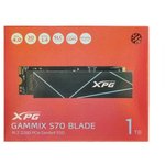 SSD M.2 ADATA 1.0Tb XPG GAMMIX S70 Blade  AGAMMIXS70B-1T-CS  (PCI-E 4.0 x4 ...