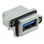 MUSBR319330, Conn USB 3.0 Type A RCP 9 POS 2mm/2.5mm Solder RA Thru-Hole 9 ...