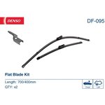 DF095, Wiper Blade - flat blade kit: SEAT, VW