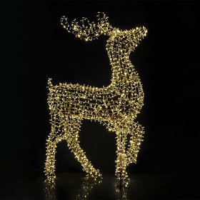 Фото 1/7 501-235, Фигура объемная Северный олень 300х200 см, 3000 LED, IP65, цвет свечения теплый белый